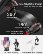 C99 Universal 360 Rotating Flexible Dashboard Truck Mobile Phone Holder For Car - Image 10