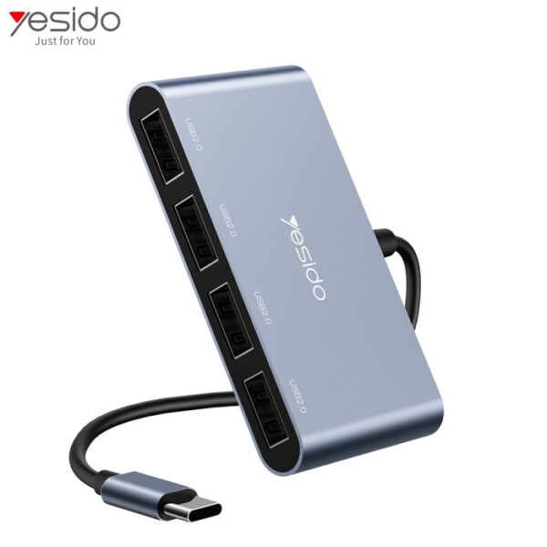 HB13 Hot Aluminum Alloy USB C Type-C Plug to 4 USB Ports For Laptop USB Hub