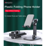 C104 Desktop Angle Adjustable Mobile Phone Stand Aluminum Alloy Tablet Cell Phone Holder - Image 2