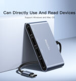 C104 Desktop Angle Adjustable Mobile Phone Stand Aluminum Alloy Tablet Cell Phone Holder - Image 5