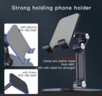 C104 Desktop Angle Adjustable Mobile Phone Stand Aluminum Alloy Tablet Cell Phone Holder - Image 10