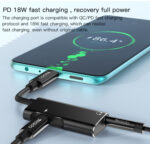 YAU23 2 In 1 Mobile Phone Jack Audio Splitter Converter Adapter Type-C To 3.5Mm Audio Adapter - Image 12