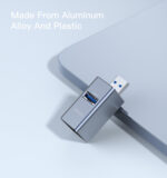 HB14 Mini USB Hub | 3.0 USB Plug To 3 USB Ports Hub Adapter - Image 13