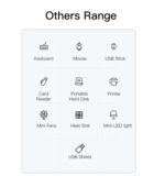 HB14 Mini USB Hub | 3.0 USB Plug To 3 USB Ports Hub Adapter - Image 16