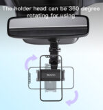 C192 Rearview Mirror Mobile Phone Car Holder | Universal 360 Rotating Car Phone Holder - Image 11