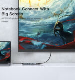 HB11 Aluminum Alloy Laptop Computer Functional Video USB TF/SD Card Slot Type-C HUB Splitter Adapter - Image 11