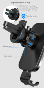 C87 360 Angle Adjustable Mobile Phone Air Vent Holder Bracket Universal Gravity Car Phone Holder - Image 10