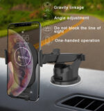 C44 Factory Custom Cellphone Car Holder Suction Cup Gravity Mobile Phone Holder For Sale - Image 6