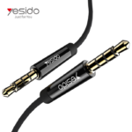 YAU15 2m Nylon Braided 3.5Mm To 3.5Mm Jack plug Speakers Music Connection Aux Auxiliar Audio Cable