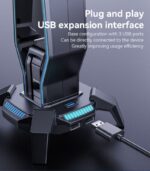 HB25 3.5MM Expansion interface HUB Function Seven Colorful RGB Muiti Functionel Headphone Holder - Image 8