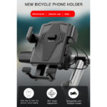 C94 Easily Using Adjustable Mount Cellphone Holder For Bicycle Silicon Tape Bike Mobile Phone Holder - Image 2