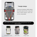 C94 Easily Using Adjustable Mount Cellphone Holder For Bicycle Silicon Tape Bike Mobile Phone Holder - Image 4