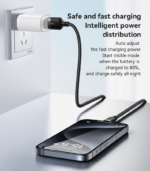 CA131C 0.3 Meter 18W Fast Charging USB to Type-C Aluminum Alloy Braided Data Cable - Image 13