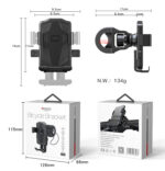 C94 Easily Using Adjustable Mount Cellphone Holder For Bicycle Silicon Tape Bike Mobile Phone Holder - Image 8