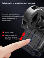 C94 Easily Using Adjustable Mount Cellphone Holder For Bicycle Silicon Tape Bike Mobile Phone Holder - Image 9