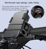 C94 Easily Using Adjustable Mount Cellphone Holder For Bicycle Silicon Tape Bike Mobile Phone Holder - Image 13