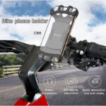 C66 360 Degree Universal Adjustable Silicone Mobile Phone Holder For Bicycle and Motorcycle - Image 2