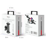 C66 360 Degree Universal Adjustable Silicone Mobile Phone Holder For Bicycle and Motorcycle - Image 5