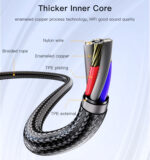 YAU36 Nylon Braid USB TC To 3.5mm Pin Audio Cable for Mobile Phone| Headphone USB C Aux Converter - Image 13