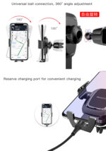 C71 Stock Spring Clip Mobile Phone Holder 360 Rotation Universal Car Mount Holder For Sale - Image 9