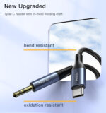 YAU36 Nylon Braid USB TC To 3.5mm Pin Audio Cable for Mobile Phone| Headphone USB C Aux Converter - Image 14