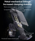 C249 360 Rotation Adjustable One-touch Stabilization Locking Bicycle Car Phone Holder - Image 10