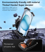 C249 360 Rotation Adjustable One-touch Stabilization Locking Bicycle Car Phone Holder - Image 13