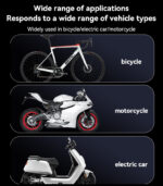 C249 360 Rotation Adjustable One-touch Stabilization Locking Bicycle Car Phone Holder - Image 17