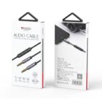 YAU30 Wholesale Nylon Braided Splitter 3.5mm Plug With Volume Control Aux Audio Cable - Image 5