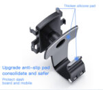 C101 Rearview Mirror 360 Rotating Hand Abs Flexible Stand Clamp Dashboard Phone Holder For Car - Image 11