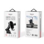 C123 Cellphone Mount Holder | Double Base Mobile Car Phone Holder With 15W Qi Wireless Charging - Image 6