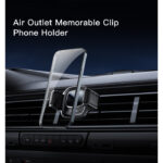 C161 Car Air Vent Phone Holder | Car Cell Phone Mount Cradle with Adjustable Clip - Image 2