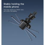 C161 Car Air Vent Phone Holder | Car Cell Phone Mount Cradle with Adjustable Clip - Image 4