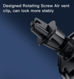 C161 Car Air Vent Phone Holder | Car Cell Phone Mount Cradle with Adjustable Clip - Image 11