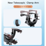 C193 Universal Car RearView Mirror Phone Holder Mirror Bracket 360 Degrees Car Mount Phone Holder - Image 4