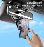 C193 Universal Car RearView Mirror Phone Holder Mirror Bracket 360 Degrees Car Mount Phone Holder - Image 11