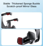 C193 Universal Car RearView Mirror Phone Holder Mirror Bracket 360 Degrees Car Mount Phone Holder - Image 12