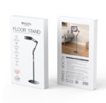 C295 360°Rotating Silicone Collet Floor Standing Tablet Cantilever Bracket Desktop Lazy Man Stand - Image 7