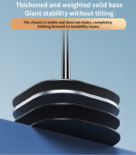 C295 360°Rotating Silicone Collet Floor Standing Tablet Cantilever Bracket Desktop Lazy Man Stand - Image 11