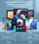 C295 360°Rotating Silicone Collet Floor Standing Tablet Cantilever Bracket Desktop Lazy Man Stand - Image 14