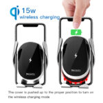 C78 Air Vent Phone Holder | Fast Charging Mount 15W Qi Wireless Mobile Phone Charger For Car - Image 4