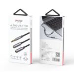 YAU28 15cm 3.5mm Male Jack To Female Earphone And Microphone Port AUX Audio Cable - Image 5