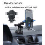 C120 Phone Holder Replaceable Base 360 Degree Flexible Universal Dashboard Car Mobile Phone Holder - Image 3