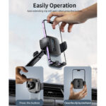 C261 360 Degree Rotation Car Mount Retractable Car Phone Holder|Telescopic Arm Suction Phone Holder - Image 3
