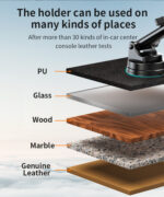 C261 360 Degree Rotation Car Mount Retractable Car Phone Holder|Telescopic Arm Suction Phone Holder - Image 14