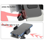 C163 Hot Selling Air Vent Phone Holder | Transparent Air Vent Mobile Phone Holder for Car - Image 4