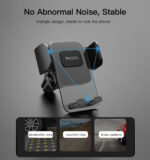 C163 Hot Selling Air Vent Phone Holder | Transparent Air Vent Mobile Phone Holder for Car - Image 9