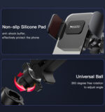 C163 Hot Selling Air Vent Phone Holder | Transparent Air Vent Mobile Phone Holder for Car - Image 13