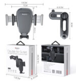 C105 Universal 360 Air Vent Mobile Phone Holder Gravity Hanger Clip For Car - Image 8