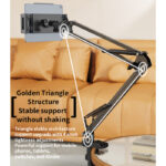C296 360°Free Adjustment Multi-directional Folding Shaft Phone Holder | Desktop Lazy Man Stand - Image 4